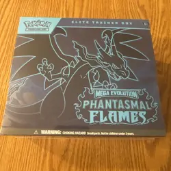 Pokemon Mega Evolution Phantasmal Flames Elite Trainer Box Ships Fast - Image 1