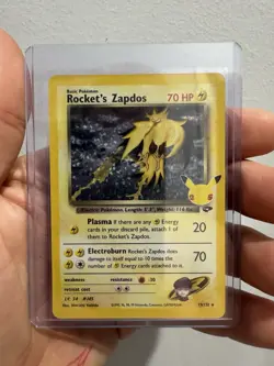 Rocket's Zapdos 15/132 - Celebrations - Holo Rare - Pokemon TCG - Image 1