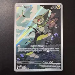 Pokemon TCG - Axew 145/086 Black Bolt - Illustration Rare Holo - NM - Image 5