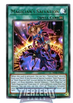 Yugioh Magician's Salvation MP21-EN256 Ultra Rare 1st Edition Near Mint - Image 1