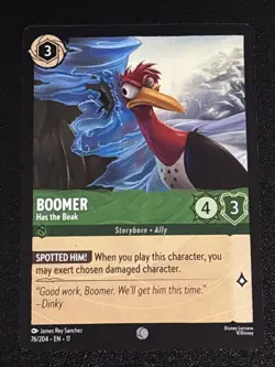 Disney Lorcana Winterspell Boomer - Has the Beak 76/204 NM - Image 1