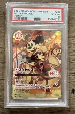2025 Disney Lorcana Mickey Mouse Iconic - PSA GEM MT 10 - Grail 🐭🔥 - Image 1