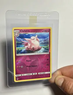 Clefable40/68 (NM) Reverse Holo Sun & Moon: Hidden Fates 2019 Pokemon Card - Image 3