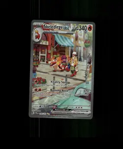 FAN-ART READ DESCRIPTION BELOW HOLO Skeledridge Card Skeledridge Pokemon Card p2 - Image 1