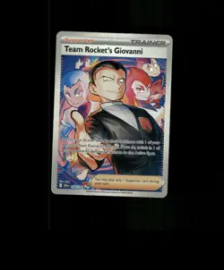 FAN-ART READ DESCRIPTION BELOW HOLO Team Rocket's Giovanni Pokemon Card p1 - Image 1