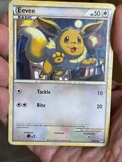 POKEMON EEVEE 56/95 COMMON CALL OF LEGENDS MP CARD - Image 1