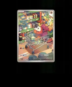 FAN-ART READ DESCRIPTION BELOW Glossy HOLO Fuecoco Card Fuecoco Pokemon Card p1 - Image 1