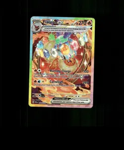 FAN-ART READ DESCRIPTION BELOW HOLO Flareon Card Flareon Pokemon Card p1 - Image 1