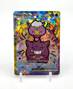 Drifloon ART READ DESCRIPTION BELOW HOLO Drifloon Card Drifloon Pokemon Card - Image 1