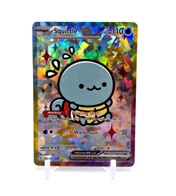 SQUIRTLE ART READ DESCRIPTION BELOW HOLO SQUIRTLE Card SQUIRTLE Pokemon Card - Image 1