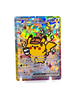 PIKACHU Art Card READ DESCRIPTION BELOW HOLO PIKACHU Card PIKACHU Pokemon Card - Image 1