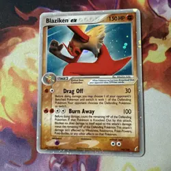 Pokemon TCG Blaziken EX Holo Ultra Rare Card 90/100 EX Crystal Guardians LP - Image 1