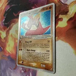 Pokemon TCG Blaziken EX Holo Ultra Rare Card 90/100 EX Crystal Guardians LP - Image 2