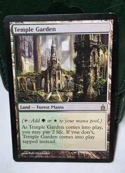 MTG Magic the Gathering Temple Garden (284/306) Ravnica City of Guilds LP - Image 1
