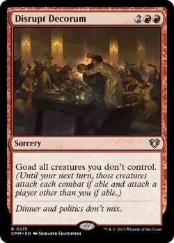 MTG Commander Masters - Disrupt Decorum - Image 1