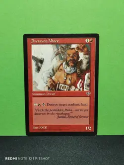 Dwarven Miner / Zwergenbergmann - MTG Magic - Image 1