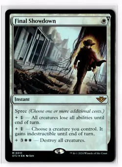 Final Showdown 11 Outlaws of Thunder Junction Foil NM - Image 1