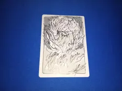 MTG Magic Wandering Fumarole Signed Artist Proof Sketch Florian Gesincourt OGW - Image 2