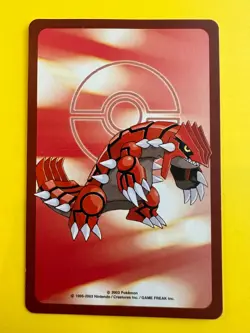 Pikachu pokemon Playing Poker Card Groudon Nintendo Japanese Very Rare - Image 5