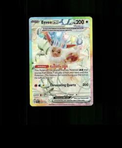 HOLO Eevee Card Eevee Pokemon Card READ DESCRIPTION BELOW p1 - Image 1