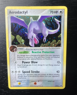 Pokemon RARE Holo Aerodactyl 1/92 Legend Maker Very Good/Played Condition - Image 1
