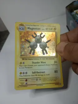 Pokemon TCG Magneton Base Set Holo Rare Card 2016 - Image 1