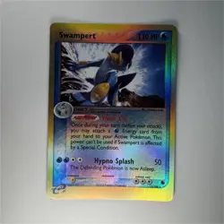 Pokemon Swampert Ruby & Sapphire Holo Rare 13/109 110 HP 2003 Reverse English - Image 1