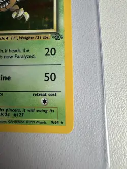 Pinsir 9/64 Holo Rare 1st Edition WOTC Vintage Pokemon - Image 5