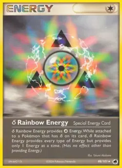 Pokemon TCG - Rainbow Energy - 88/101 - Uncommon - Dragon Frontiers [Heavy Play] - Image 1