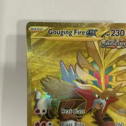 Pokemon Gouging Fire EX Holo Hyper Rare SV05 Temporal Forces 214/162 - Image 3