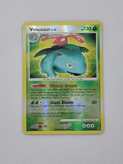 Venusaur - 20/132 Reverse Holo Rare Pokemon Secret Wonders 2007 LP - Image 1