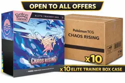 🔵 (x10) Pokemon Chaos Rising Elite Trainer Box ETB - Pre-Order (Case of 10) - Image 1