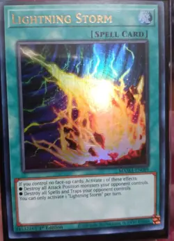 Lightning Storm MAMA-EN089 Ultra Rare Yugioh - Image 1