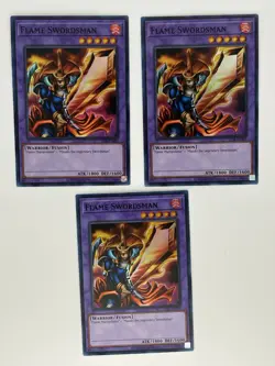 Flame Swordsman LOB-EN003 Legend Of Blue Eyes White Dragon Unlimited NM X3 - Image 1
