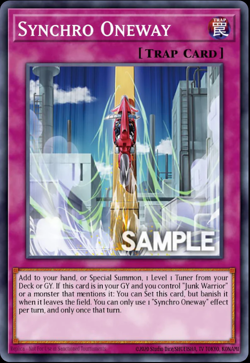 One-Way Synchro Yu-Gi-Oh! L5DD-ENY06 1st Common - Image 1