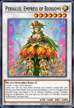 Periallis, Empress of Blossoms Yu-Gi-Oh! L5DD-ENA31 1st Ultra Rare - Image 1