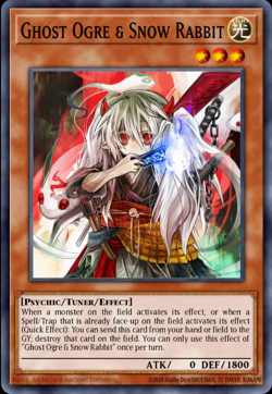 Ghost Ogre & Snow Rabbit Yu-Gi-Oh! L5DD-ENA06 1st Common - Image 1
