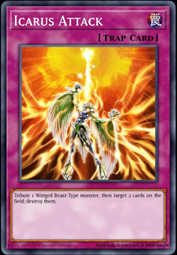Icarus Attack Yu-Gi-Oh! L5DD-ENC23 1st Ultra Rare - Image 1