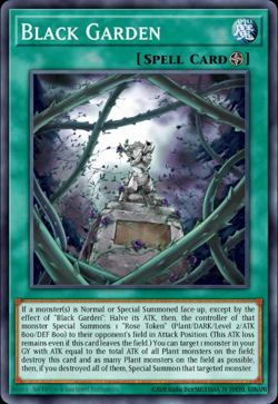Black Garden Yu-Gi-Oh! L5DD-ENA18 1st Ultra Rare - Image 1