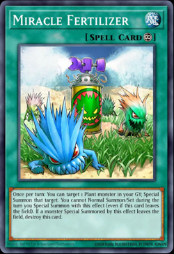 Miracle Fertilizer Yu-Gi-Oh! L5DD-ENA17 1st Ultra Rare - Image 1