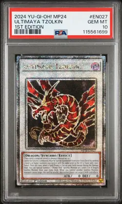 2024 Yu-Gi-Oh Ultimaya Tzolkin MP24-EN042 Quarter Century SR PSA 10 (Aug 25) - Image 1
