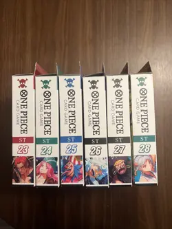 ONE PIECE ENGLISH TCG: Starter Deck Bundle ST-23-24-25-26-27-28 Bricks Only - Image 1