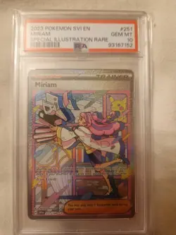Pokemon Card - Scarlet Violet Miriam Illustration Rare 251/198 PSA 10 GEM MINT! - Image 1