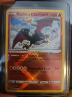 Pokemon TCG Radiant Charizard Crown Zenith Holo Card 020/159 featuring Blaziken - Image 2