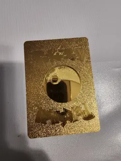 Pokemon 1st Edition Base Set Shadowless Charizard GOLD Metal DISPLAY Card - Image 2