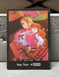 One Piece Card Game DON!! Card Nami Extra Booster English Edition Foil - Image 1