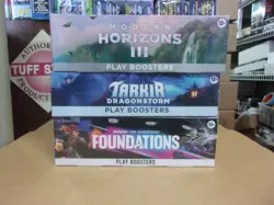 MTG MODERN HORIZONS 3 + TARKIR + FOUNDATIONS PLAY SEALED BOOSTER BOXES - Image 1