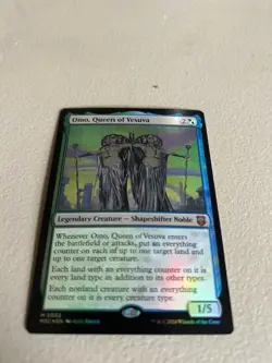 Omo, Queen of Vesuva 2 NM Foil Modern Horizons 3 Commander MTG - Mint - Image 1