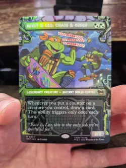 Mikey & Leo, Chaos & Order (Showcase) Teenage Mutant Ninja Turtles FOIL - Image 3