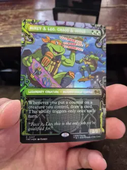Mikey & Leo, Chaos & Order (Showcase) Teenage Mutant Ninja Turtles FOIL - Image 4